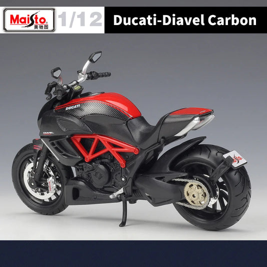 1 12 Scale Ducati Diavel Carbon Diecast Motorcycle Model