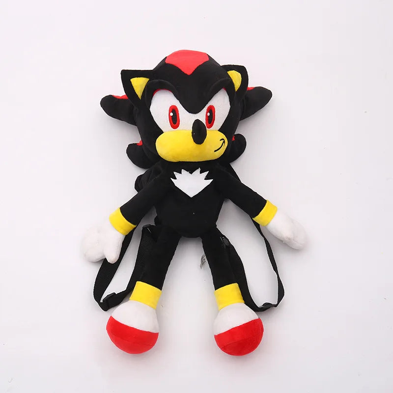 Anime Hedgehog Plush Backpack Soft Cartoon Shoulder Bag
