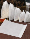 Disposable Tea Filter Bags Non-woven Fabric Tea Bag with Drawstring Kitchen Filter Paper for Coffee Herb Loose Tea Wholesale