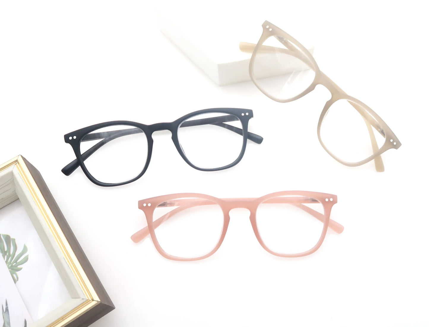 Classics Round Frame Fruit Hard Candy Style Color Reading Glasses For Men And Women Are Comfortable Light And Fashionable Reader