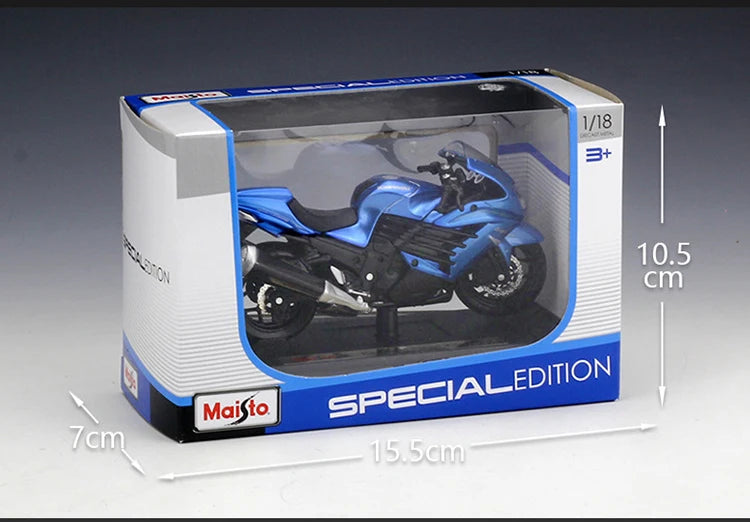 1 18 Scale Kawasaki Ninja ZX14R Diecast Motorcycle Model
