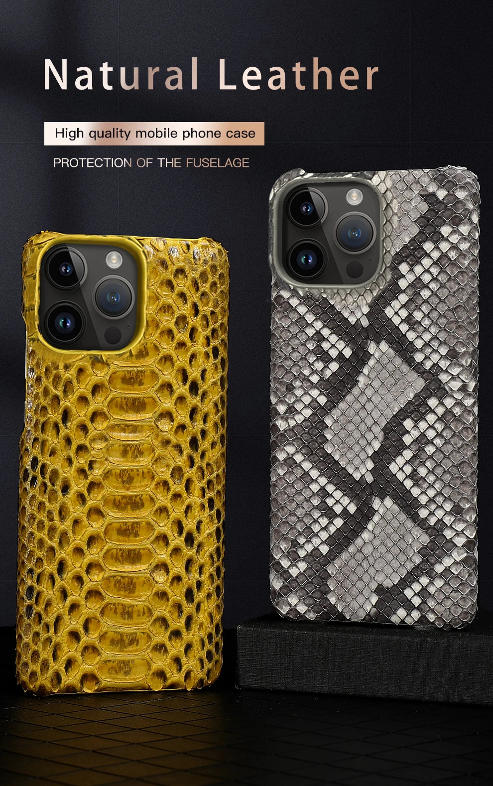 100% Genuine Python Leather Phone Cover Case For iPhone 16 15 14 Pro Max Plus 15Pro 14Pro 16Pro 16Plus Max Luxury
