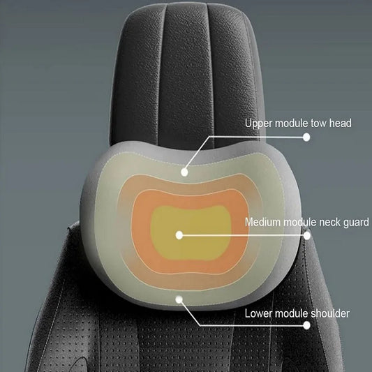 Memory Foam Car Headrest Neck Support Pillow
