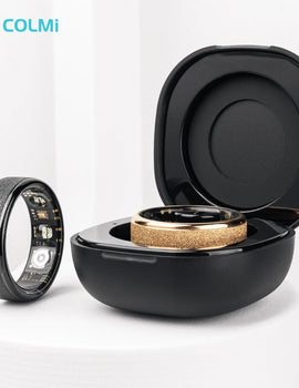 R10 Smart Ring with Charging Case for Men Women, Health and Sleep Monitor, 5ATM Waterproof, Multi-sport Mode