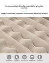 Portable Dual-Use Inflatable Bed For Car Travel Off-Road SUV Rear Seat Flocking Multi-Functional Comfortable Mattress