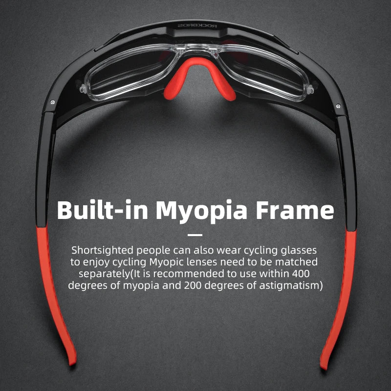 Bicycle Glasses Photochromic / Polarized Lens Bike Sunglasses Eyewear Sun Protect Sports MTB Road Adult Cycling Glasses