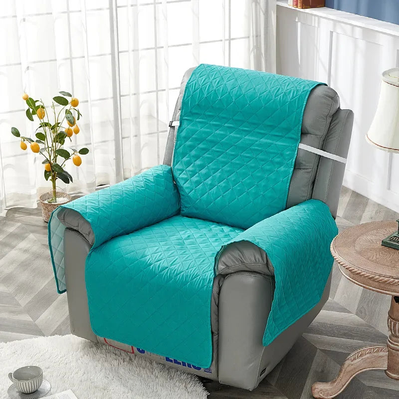 1 Seater Recliner Sofa Cushion Quilted Anti-Slip Recliner Chair Cover Mat Furniture Protector Couch Cover Pet Sofa Cushions