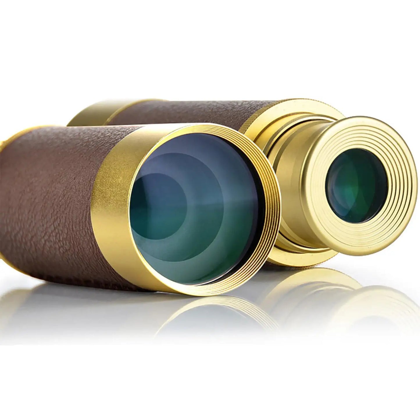 Vintage Pirate Style Monocular Telescope 25x30 Zoomable Pocket Mini Spyglass for Travel Hunting Games Watching Brass Collapsible
