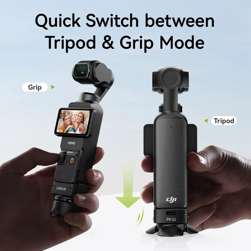 Pocket 3 Mini Tripod Kit Built for DJI Osmo Pocket 3 for Travel Vlog Video Recording