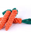 Chew Toys for Small Dogs Cleaning Teeth Dog Toys Bite Resistant Pet Dog Puppy Carrot Cotton Rope Pet Playing Toy Accessories