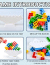 3D Tower Game Stacking Stack Building Blocks Balance Puzzle Board Assembly Brick Toys Children Psychomotor Balance Modules