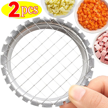 Stainless Steel Grid Egg Slicer Multifunction Manual Cutter for Boiled Eggs Potatoes Carrot s Fruits Kitchen Gadgets