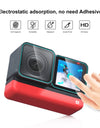 For Insta360 One RS 3 in 1 Screen + 4K Lens + Leica Lens Tempered Glass Film for Insta360 One RS Screen Protector