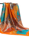 Scarves For Women Print Silk Satin Head Scarf Female Luxury Brand Square Shawl Large Hijab Scarfs