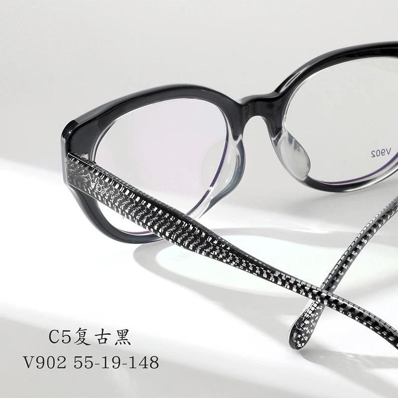 Cat Eye Butterfly Eyewear Fashion Retro Eyeglasses Luxury Acetate Optical Prescription Frames