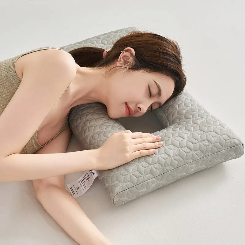 Ear protection pillow, side sleeping non pressure ear pillow, bedridden elderly pillow, ear piercing pillow, headphone pillow,