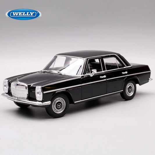 WELLY 1:24 Mercedes-Benz 220 Alloy Car Model Simulation Diecasts Metal Classic Retro Old Car Model Collection s Toy Gift