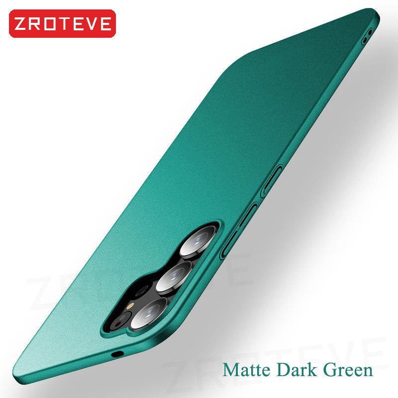 Zroteve Slim Matte Hard PC Case for Samsung Galaxy S26 Ultra / S25 Edge / S24 / S23 – Lightweight Protective Cover
