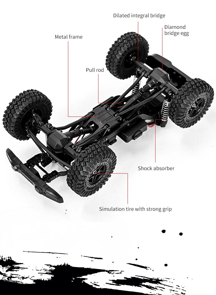 2.4G 4WD Remote Control Off Road Pickup Truck