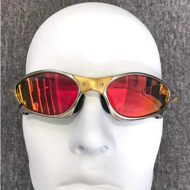 Polarized UV400 Cycling Sunglasses – Multi Color Metal Frame Fishing Riding Bicycle Eyewear