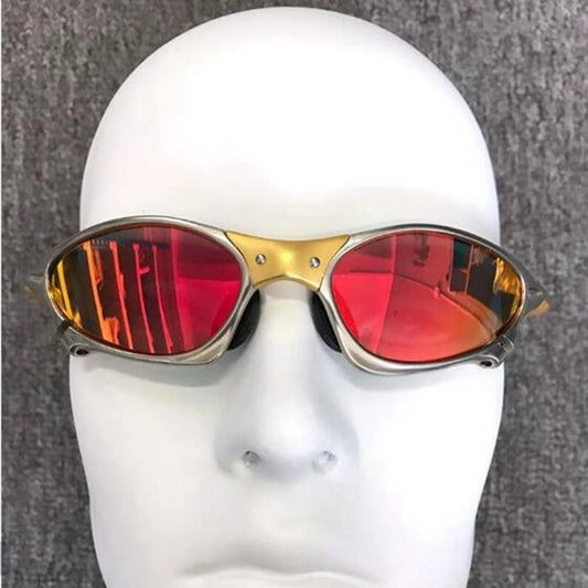 Polarized UV400 Cycling Sunglasses – Multi Color Metal Frame Fishing Riding Bicycle Eyewear