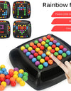 Rainbow Ball Puzzle Magic Chess Board Games Elimination Training Colorful Interactive Jigsaw Montessori Set Educational toys