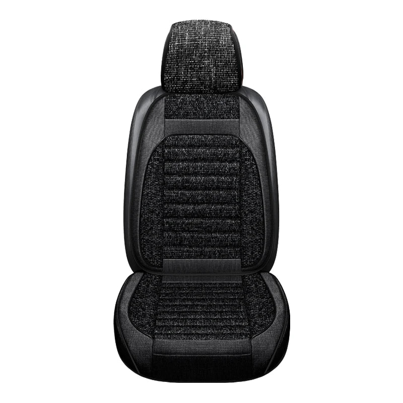 3D Linen Car Seat Covers Universal Leather Car Seat Cushion Full Surrounded Car Seat Pads Breathable Auto Chair Pads Protector