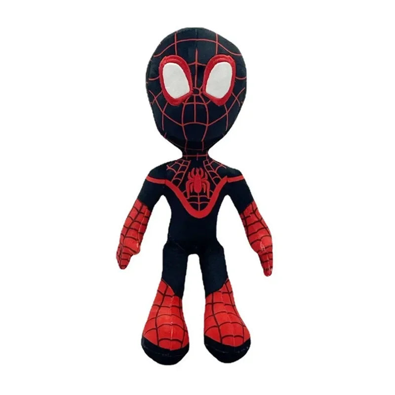 25~30CM Anime Spiderman Plush Toys Into the Spider-Verse Gwen Peter Parker Noir Dolls Soft Stuffed Toy For Kids Gift
