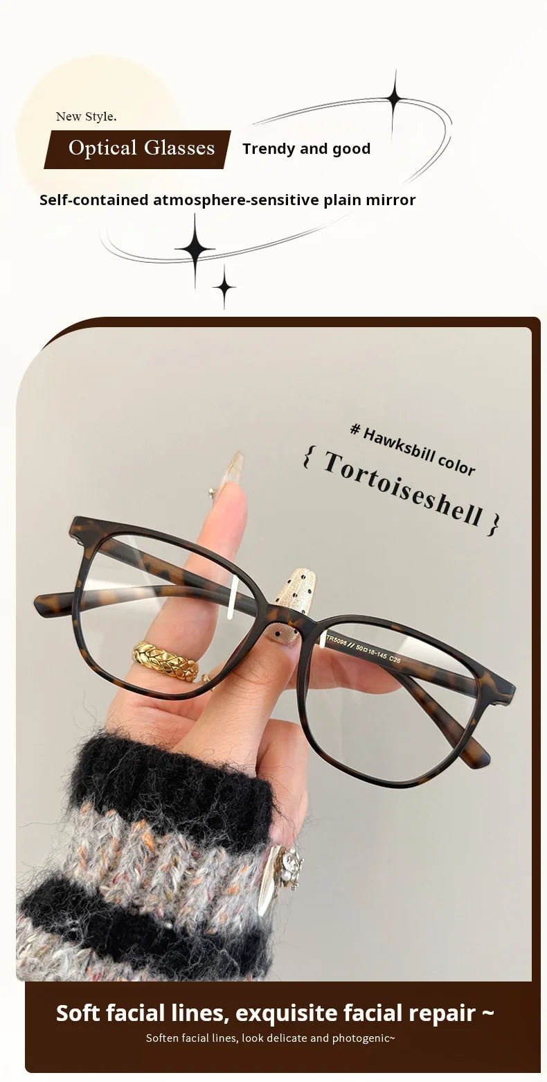 Retro Square Blue Light Blocking Progressive Multifocal Prescription Glasses