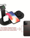 5 In 1 Wireless Charger Stand Pad For iPhone 15 14 13 Apple Watch Airpods Desk Phone Chargers Fast Charging Dock Station