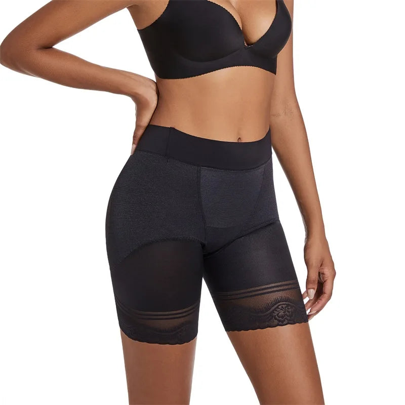 Women's Tummy Control Shapewear Panties – Lace Waist Trainer & Slimming Body Shaper