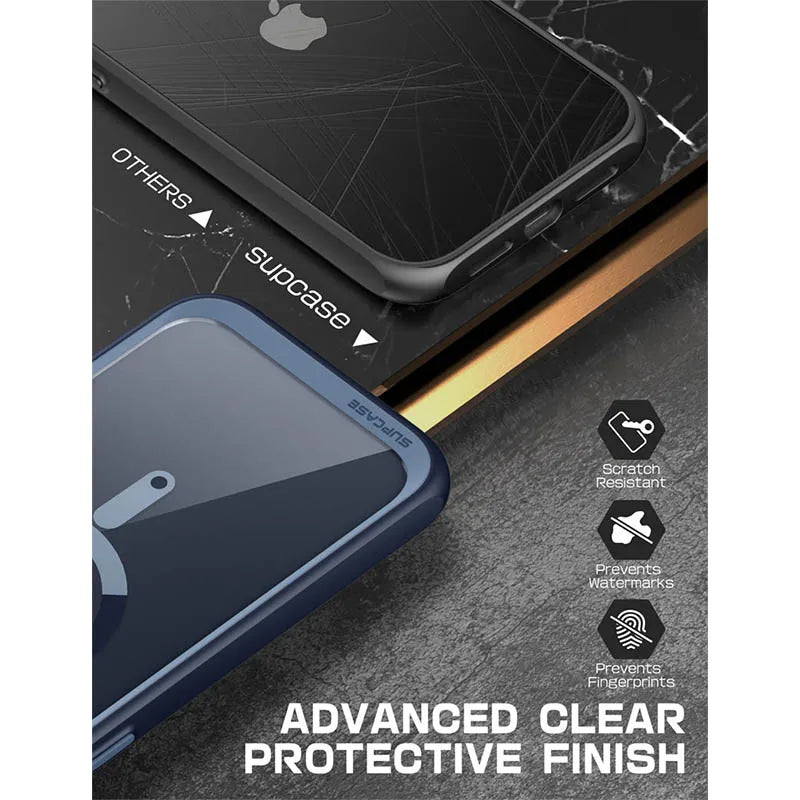 For iPhone 15 Pro Case 6.1 inch (2023) UB Mag Series Premium Hybrid Protective Clear Case Compatible with MagSafe