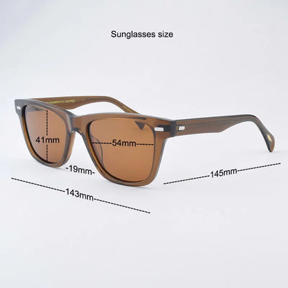 square Vintage Sunglasses Men Polarized Sunglass Driving Sun glasses