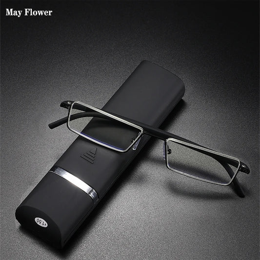 Rectangular Half Frame Reading Glasses
