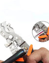28 in 1 Multifunctional Wire Stripper Crimping Pliers Heavy Duty Stripping Pliers Cable Splitting Pulling Winding Cutting Peeler