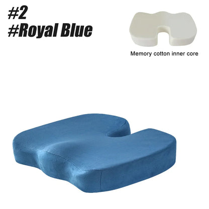 1Pcs Coccyx Seat Cushion Memory Foam U-Shaped Pillow for Chair Cushion Pad Car Office for Tailbone Pain Massage Pillow