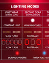 Bicycle Light Helmet Type-C Rechargeable Front + Rear Light Warning Bike Helmet Head Safety MTB Road Cycling Helmet