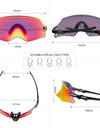 Cycling Glasses Outdoor Sports Bicycle Glasses Men MTB Cycling Eyewear Women Road Bike Goggles UV400 Running Sunglasses