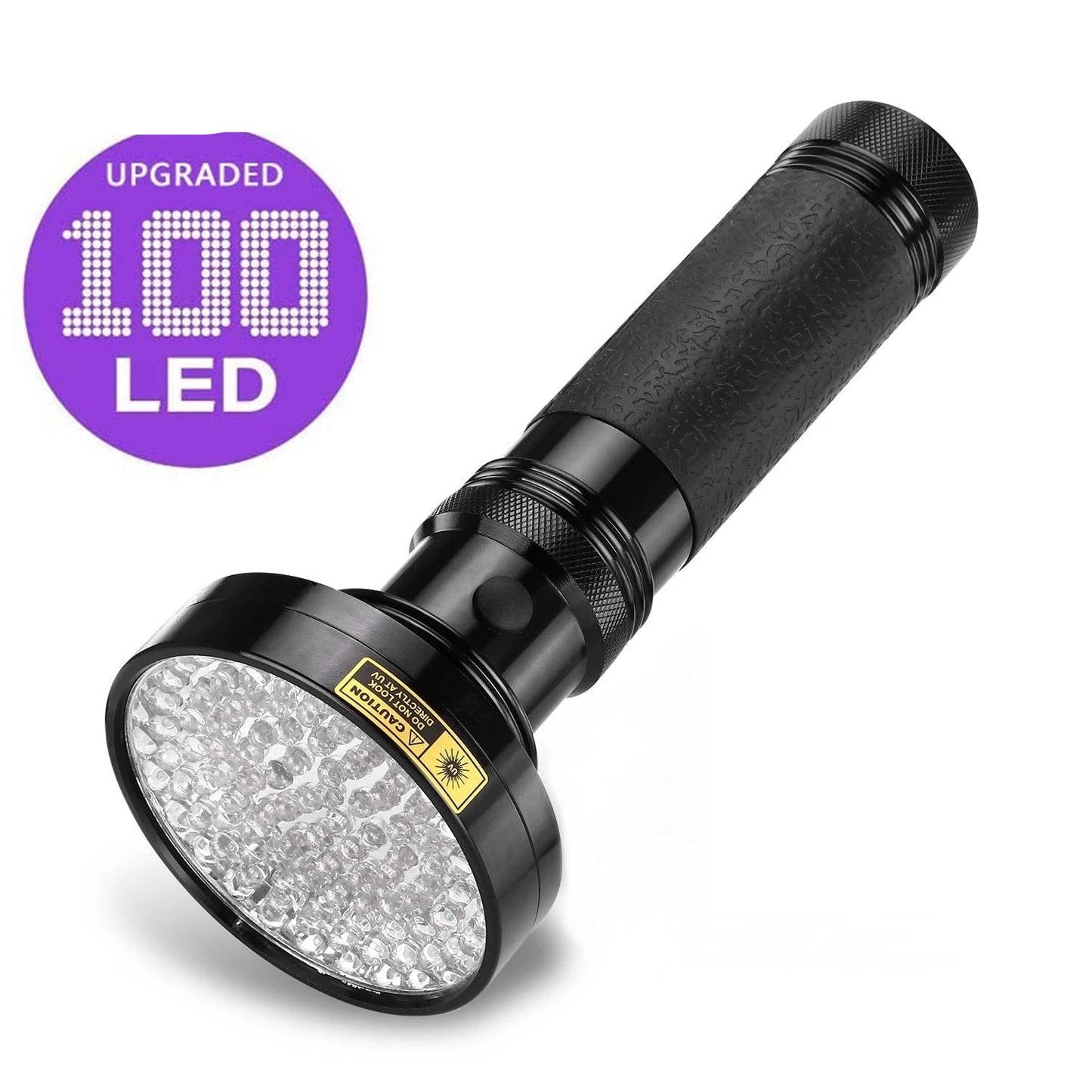 100 LED 395nm UV Blacklight Flashlight For Detection