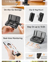 Wireless Microphone Lavalier MIC for iPhone 16 15 Pro（Max） Camera Sound Recording Real-time Monitoring  J12 Upgrade