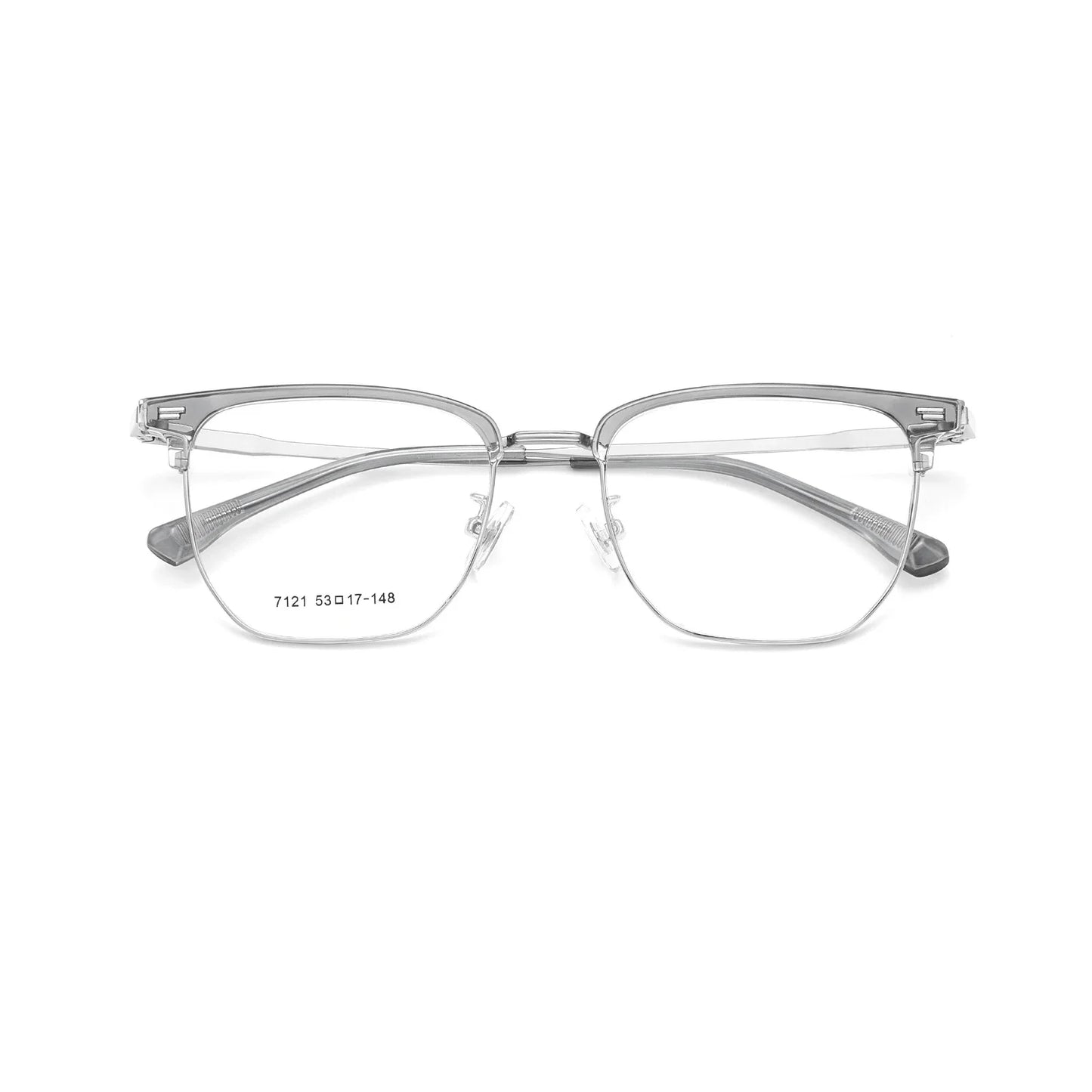 SANGCOO Ultra-light Comfortable Big Eyewear TR90 Pure Titanium Retro Square Optical Prescription Glasses Frame MenAndWomen G7121