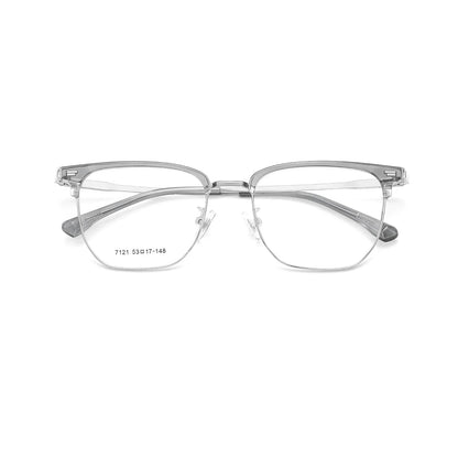 SANGCOO Ultra-light Comfortable Big Eyewear TR90 Pure Titanium Retro Square Optical Prescription Glasses Frame MenAndWomen G7121