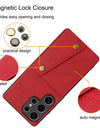 Multi Card Holders Wallet Case for Samsung S25 S24 S23 S22 Ultra Leather Back Phone Cover Cases