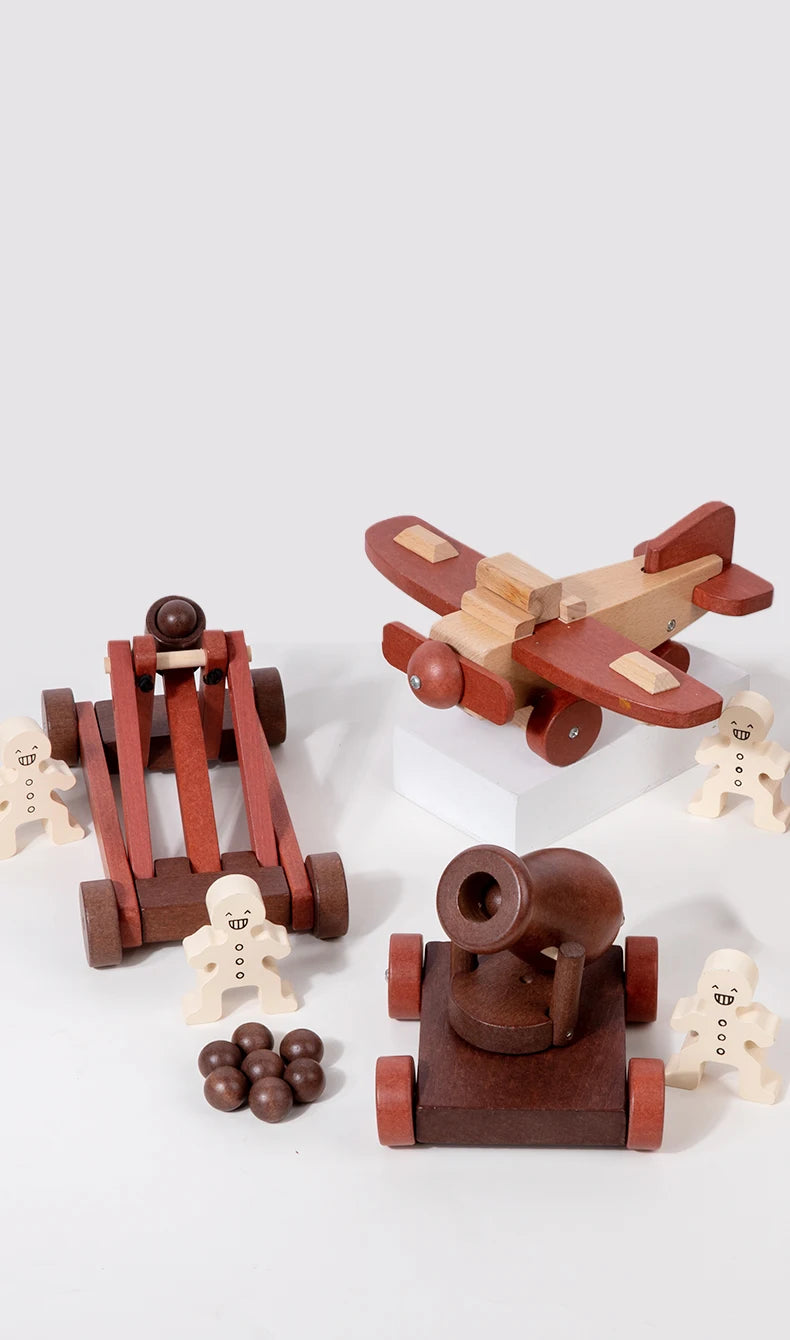 Wooden DIY Vehicle Assembly Toy Set
