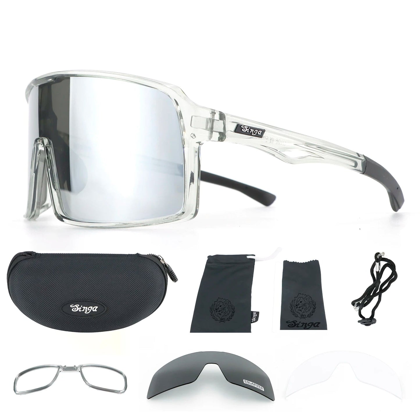 Photochromic Cycling Sunglasses UV400 Sports Bike Eyewear