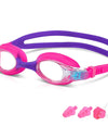 Swimming Goggles For Kids Youth Age 3-14 Years Old Anti-fog 100% UV Protection Clear Vision No Leaking Quick Adjustable Strap