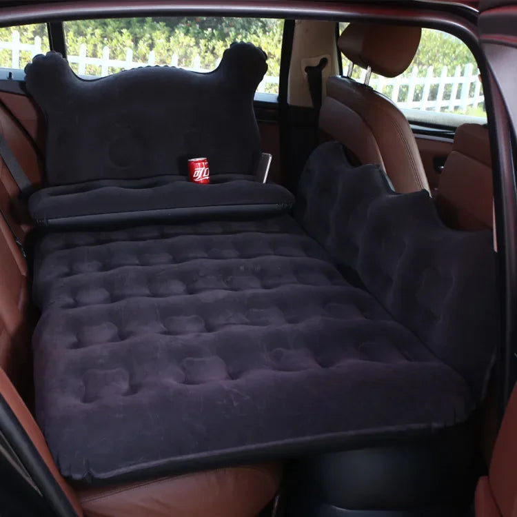 Cartoon Foldable Car Travel Bed SUV Minivan Compatible Inflatable Mattress Inside Air Pressure Pad Versatile Vehicle Sleeping
