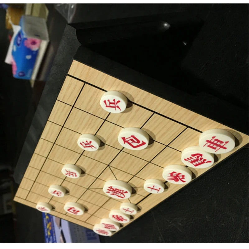 Portable Korean Janggi Chess Set – Foldable 25×25cm Board