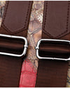 Patchwork Leather Backpacks Large Capacity Travel School Bag Retro Shoulder Bag Bagpack