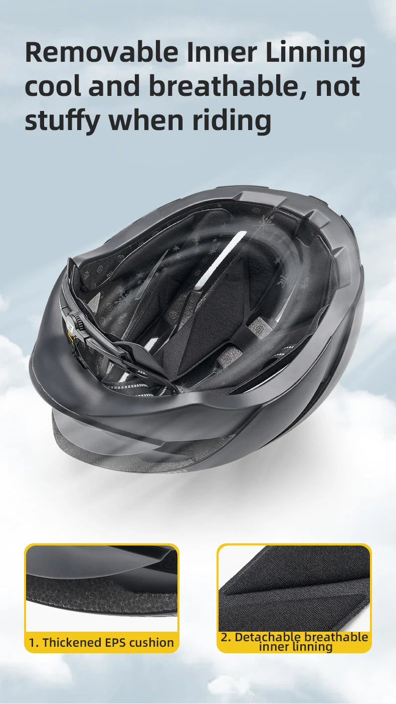 Bike Helmet Integrally-molded Ultralight Bicycle Helmet Breathable Adults Headwear Satey MTB Road Riding Cycling Helmet
